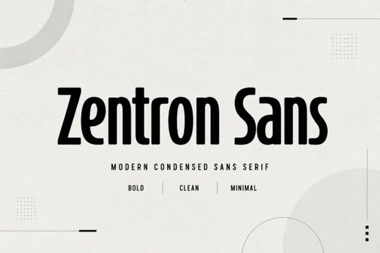 Zentron Sans Font